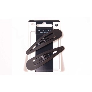 My Style | Basic | Clicclac | 8cm | Zwart | Rubber 