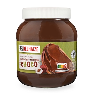 Delhaize | Smeerpasta | Choco | Hazelnoten 