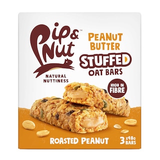 Pip&Nut | Haverreep | Gevuld | Pindakaas 3 x 48 gr