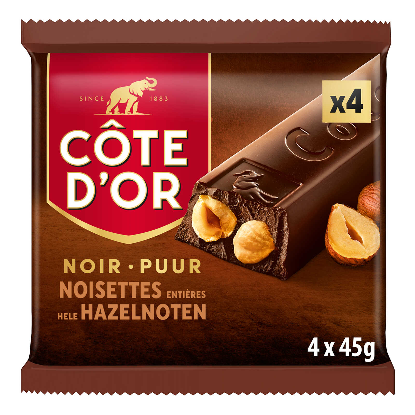 Côte d'Or Chocolade Reep | Pure Chocolade | Hazelnoot