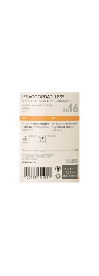 France - Frankrijk | Sud-Ouest - Monbazillac | Les Accordailles Blanc | Doux 