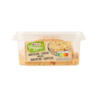 Delhaize | Aubergine & Linzen salade 
