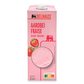 Delhaize | Melkdrank | Aardbei 