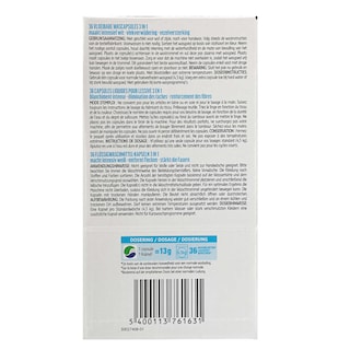 Delhaize | Capsules liquides pour lessive | Blanc 36 pc