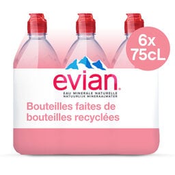 Evian | Mineraalwater | Niet bruisend | Sportdop |PET 