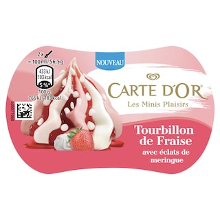 Carte d'Or | Mini | Fraise | Meringue 20 cl