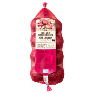 Delhaize | Oignons rouges | Tresse 500 gr