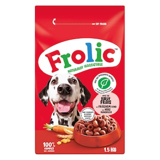 Frolic | Aliment chien | Croquettes | Adult | Boeuf 