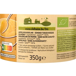 Delhaize | Bio | Mousseline de pommes | Bio 