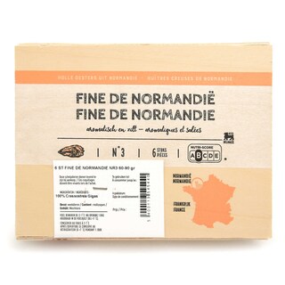 Delhaize | oesters | Fine de France | 6st 