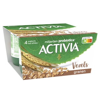 Activia | Yaourt | Fibres | Céréales | Probiotiques 4 x 125 gr