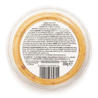 Delhaize | Houmous | Ail | Tomates 200 gr