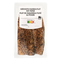 Delhaize | Makreelfilet | Gerookt | Peper 