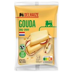 Delhaize | Gouda | Jeune | Tranches | Maxi Pack 