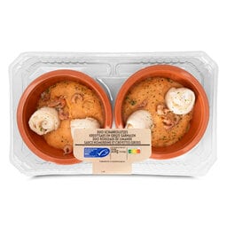 Revi | Tongscharrolletjes | Kreeftsaus & grijze garnalen 