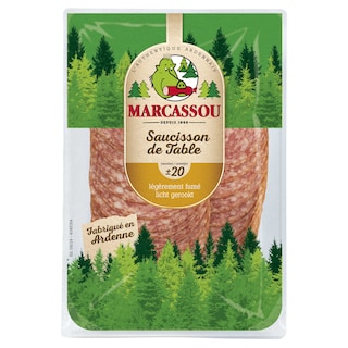 Marcassou | Tafelworst | Sneden 