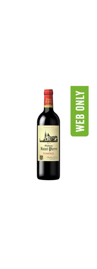 France - Frankrijk | Pomerol | Château Saint Pierre Holze Kiste 2014 Rood 