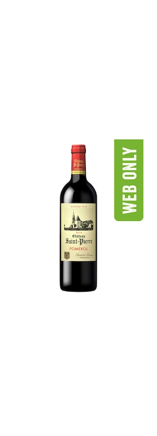 France - Frankrijk | Pomerol | Château Saint Pierre Holze Kiste 2014 Rood 