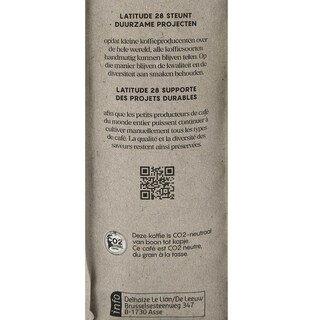 Latitude 28 | Koffie | Colombia | Bonen | Fairtrade 250 gr