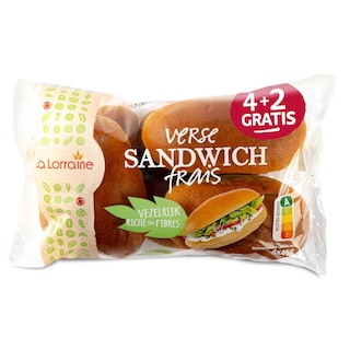 La Lorraine | Sandwich | Vezelrijk | 4+2 270 gr