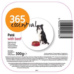 Delhaize | Aliment chien | Pâtée | Boeuf 