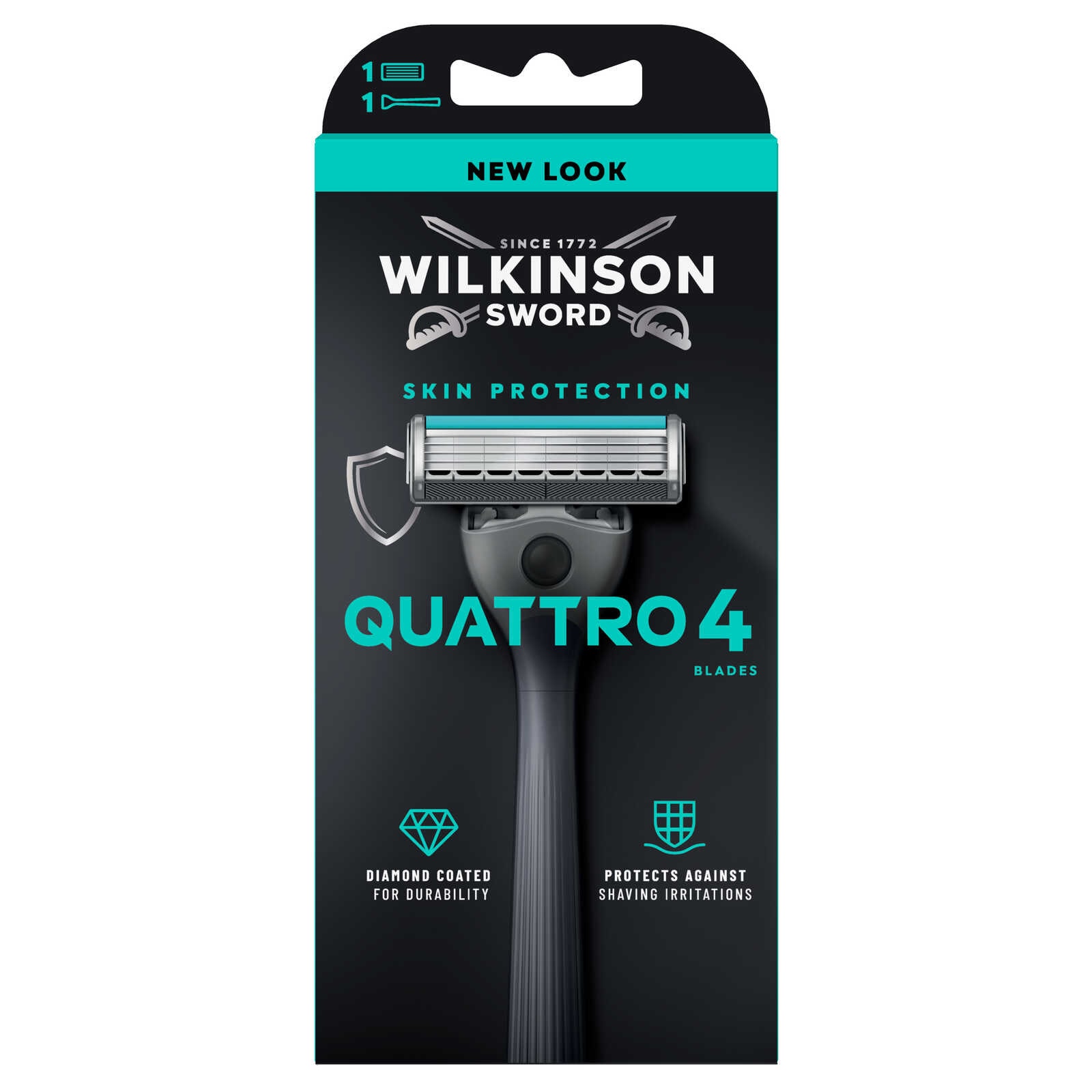 Wilkinson Quattro | Scheermes | Essential 4 Sensitive