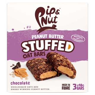 Pip&Nut | Haverreep | Pindakaas | Chocolade 3 x 48 gr