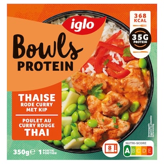 Iglo | Bowls | Bowl | Thaise | Rode curry | Kip 