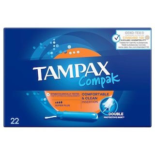 Tampax | Compak | Tampons | Super Plus 22 pc