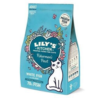 Lily's Kitchen | Aliment Chat | Adulte | Croquettes | Poissons 800 gr