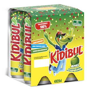 Kidibul | 4x25cl | Jus | Pomme | Pétillant 
