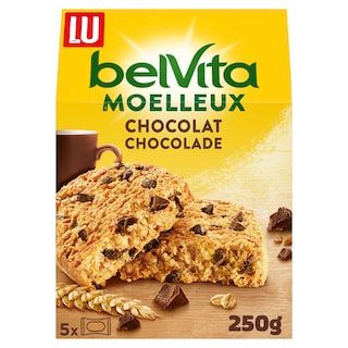 LU | Belvita | Biscuits Déjeuner | Moelleux | Chocolat 