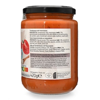Delhaize | Sauce | Tomates | Mascarpone 