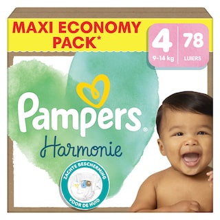 Pampers | Harmonie | Langes | Taille 4 | Maxi Pack 