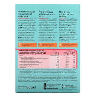 Delhaize | Creppies | Bacon 80 gr