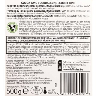 Delhaize | Gouda | Jeune | Tranches | Maxi Pack 