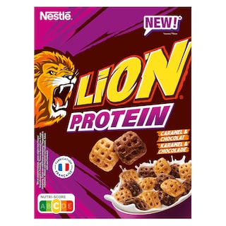 Nestlé | Lion | Ontbijtgranen | Chocolade&karamel | Proteïne 