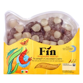 Fin | Scampi & noix de St.-Jacques | Coconut curr 500 gr