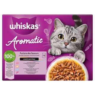 Whiskas | Aliment chat | Sauce | Fusion| Fruit de mer 