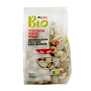 Delhaize | Bio | Pistachenoten | Geroosterd en gezouten | Bio 