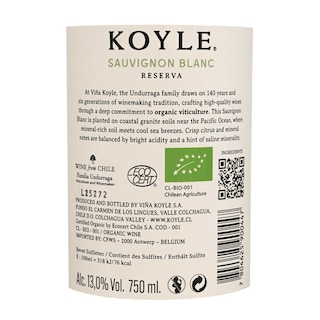 Chile | Koyle Costa Bio Sauvignon Wit 