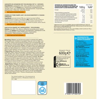 Delhaize | Gauffre | Pomme de terre | Onion | Sans lactose 