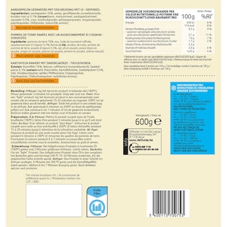 Delhaize | Gauffre | Pomme de terre | Onion | Sans lactose 600 gr