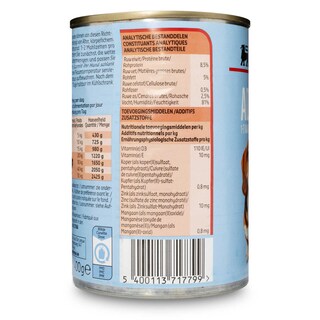 Delhaize | Aliment chien | Terrine | Adult | Boeuf 
