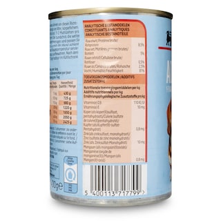 Delhaize | Aliment chien | Terrine | Adult | Boeuf 