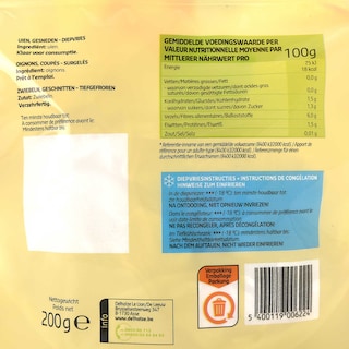 Delhaize | Fijngesneden ajuin 
