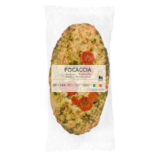 Delhaize | Focaccia | Basilicum | Tomaat 