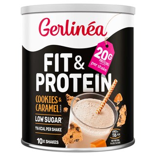 Gerlinéa | GERL | F&P SHAKE COOKIES & KARAMEL FLAVO 340 gr