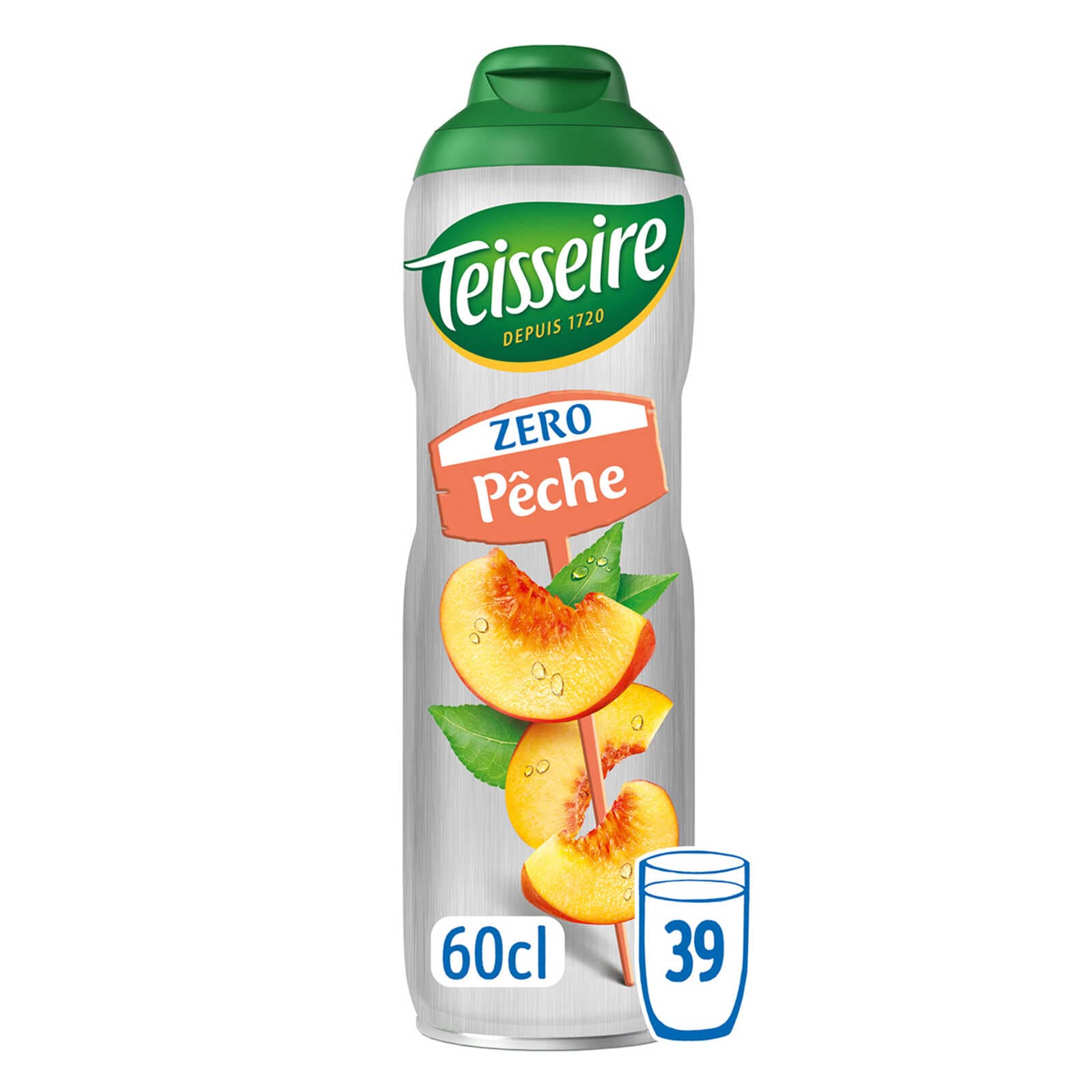 Teisseire Siroop | Perzik | Zero Suiker