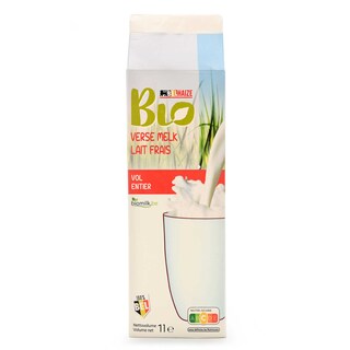 Delhaize | Bio | Lait | Frais | Entier | Bio 1 l